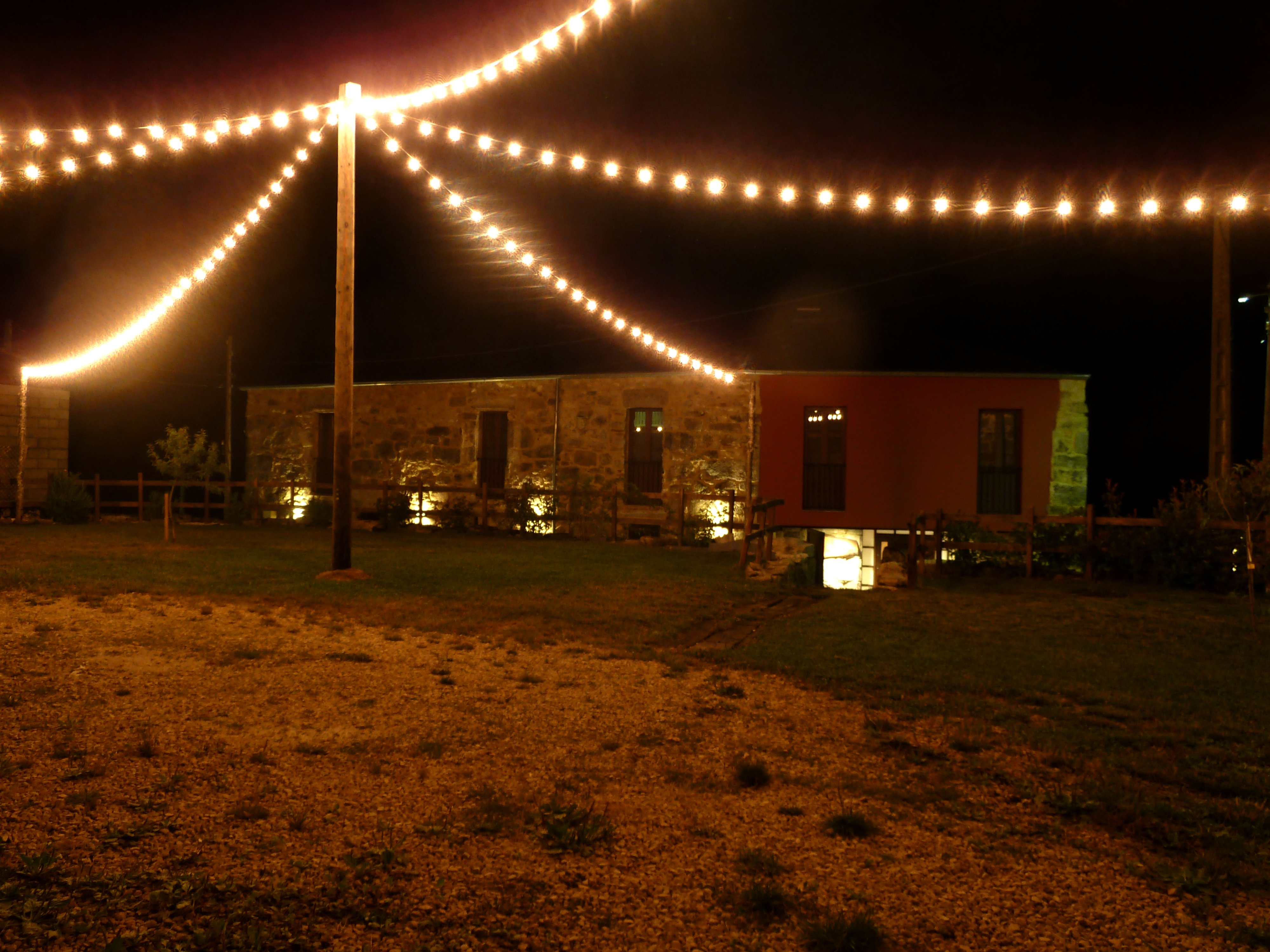 Casa de Campo Anduriña. Celebración. Illuminación.